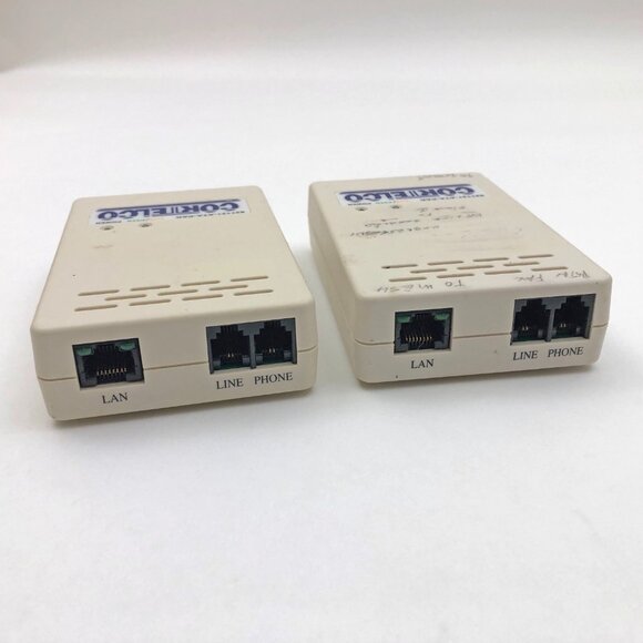 Cortelco 821121 VOIP/PSTN Power Analog Phone Terminal Adapter Set - 2 Used AS-IS - Picture 5 of 5